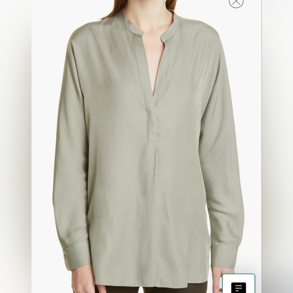 Vince Split Neck Silk Blend Tunic NWT - Picture 9 of 16